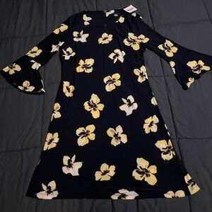 Floral Bell Sleeve Dress
